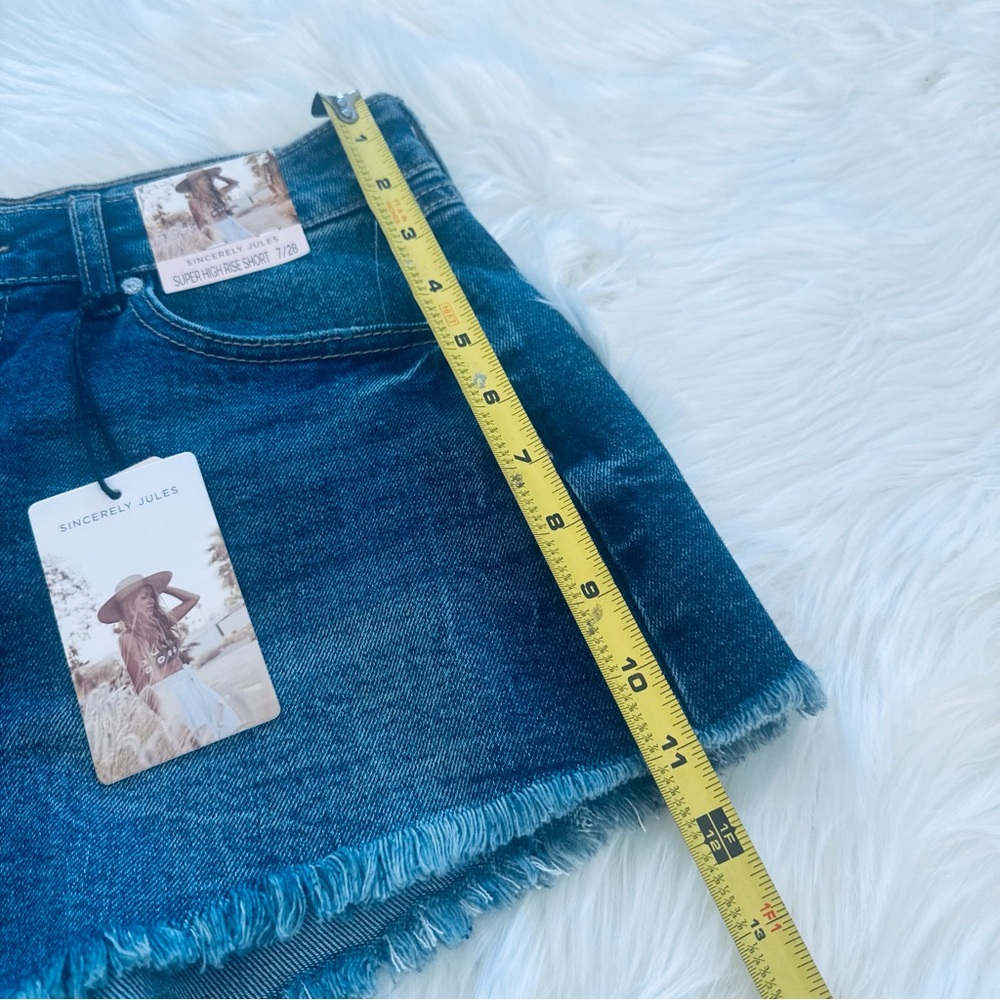 Sincerely Jules | Super High Rise Denim Shorts - Picture 2 of 5